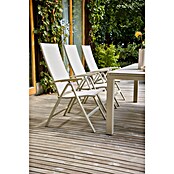 Sunfun Maja Garten-Positionssessel (Aluminium/Textil, Rückenlehne verstellbar, Light-Greige, B x T x H: 61 x 68 x 110 cm) | BAUHAUS