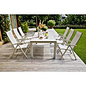 Sunfun Maja Gartentisch Stone (L x B x H: 200 x 100 x 74 cm, Light-Greige, Ausziehbar) | BAUHAUS