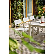 Sunfun Sarah Gartenstuhl (Aluminium, Textil, Klappbar, Light-Greige, B x T x H: 56 x 52,5 x 81 cm) | BAUHAUS