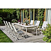 Sunfun Maja Garten-Positionssessel (Aluminium/Textil, Rückenlehne verstellbar, Light-Greige, B x T x H: 61 x 68 x 110 cm) | BAUHAUS
