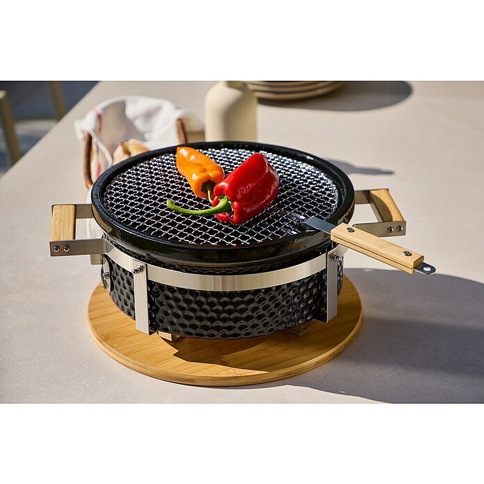 Kingstone Houtskoolbarbecue Kamado Tafelgrill (Diameter barbecue-oppervlak: 29,5 cm) | BAUHAUS