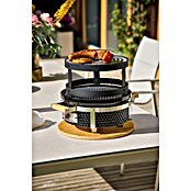 Kingstone Holzkohlegrill Kamado Tischgrill (Durchmesser Grillfläche: 29,5 cm, Schwarz) | BAUHAUS