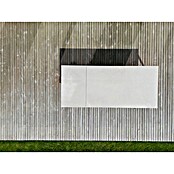 Sunfun Solo Gartentisch (L x B x H: 230 x 100 x 76,5 cm, Aluminium, Sintered Stone, Light-Greige, Ausziehbar) | BAUHAUS