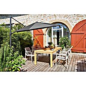 Sunfun Gartenmöbel-Set Laura/Solo/Capri (8 -tlg., Braun/Leight-Greige, Stapelbar) | BAUHAUS