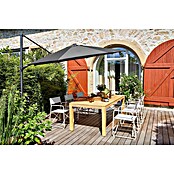 Sunfun Ampelschirm rund Capri (Anthrazit, Durchmesser Bespannung: 350 cm) | BAUHAUS