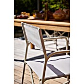 Sunfun Sarah Gartenstuhl (Aluminium, Textil, Klappbar, Light-Greige, B x T x H: 56 x 52,5 x 81 cm) | BAUHAUS
