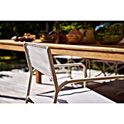 Sunfun Sarah Gartenstuhl (Aluminium, Textil, Klappbar, Light-Greige, B x T x H: 56 x 52,5 x 81 cm) | BAUHAUS