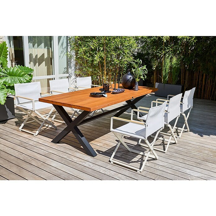 Sunfun Solo Gartenstuhl (Aluminium, Klappbar, Light-Greige, B x T x H: 56 x 51 x 83,5 cm) | BAUHAUS