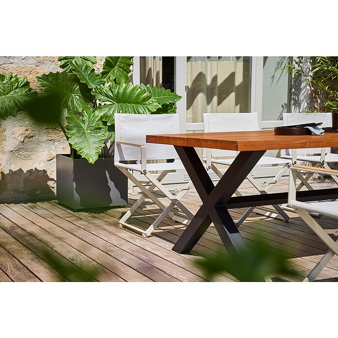 Sunfun Solo Gartenstuhl (Aluminium, Klappbar, Light-Greige, B x T x H: 56 x 51 x 83,5 cm) | BAUHAUS