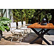 Sunfun Solo Gartenstuhl (Aluminium, Klappbar, Light-Greige, B x T x H: 56 x 51 x 83,5 cm) | BAUHAUS