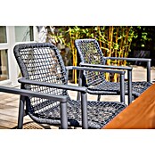 Sunfun Solo Gartensessel Rope (B x T x H: 67 x 63 x 85 cm, Night-Grey, Stapelbar) | BAUHAUS