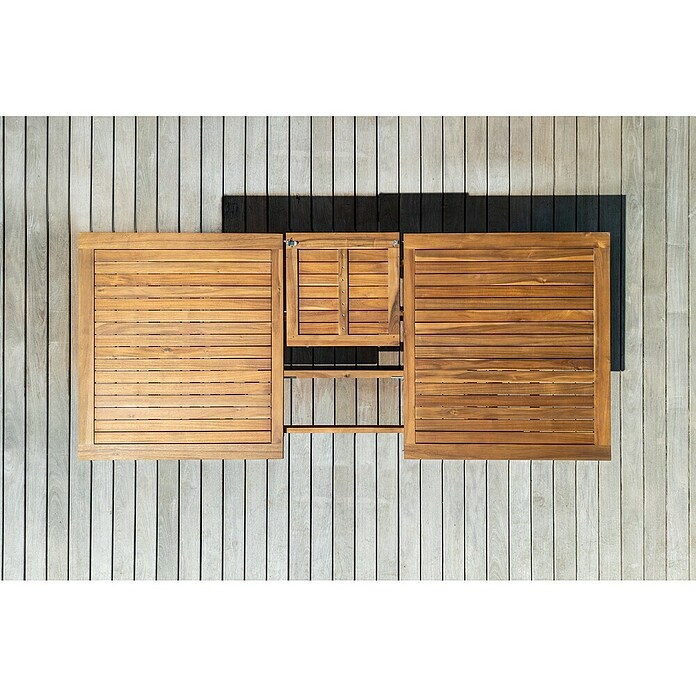 Sunfun Diana Gartentisch (L x B x H: 180 x 100 x 75 cm, Akazienholz, Natur, Ausziehbar) | BAUHAUS