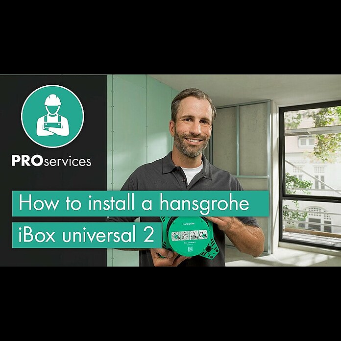 Hansgrohe adapterplaat voor iBox 2 13588000
