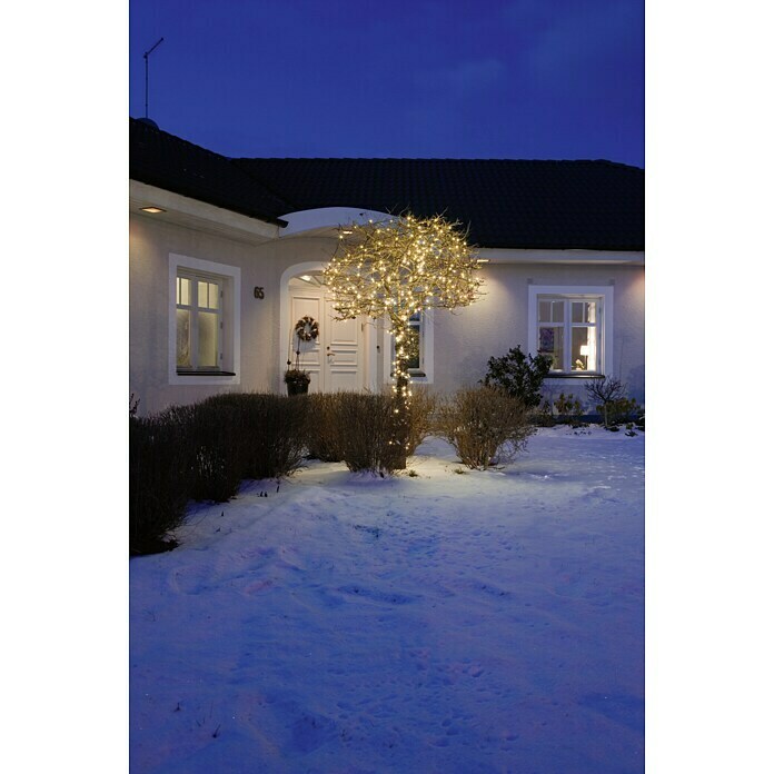Konstsmide LED-Lichterkette (Außen, 200-flammig, Lichtfarbe: Bernsteinfarben)