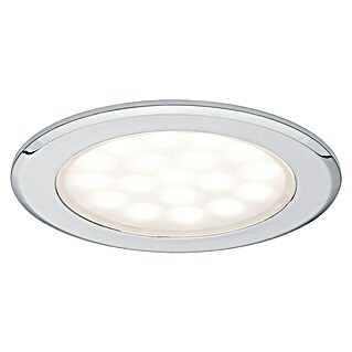 Paulmann LED-Einbauleuchten-Set (Chrom, 2 Stk., Lichtfarbe: Warmweiß, 3 000 K)