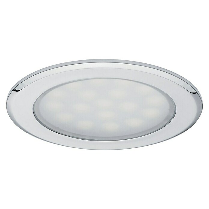 Paulmann LED-Einbauleuchten-Set (Chrom, 2 Stk., Lichtfarbe: Warmweiß, 3 000 K) | BAUHAUS