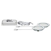 Paulmann LED-Einbauleuchten-Set (Chrom, 2 Stk., Lichtfarbe: Warmweiß, 3 000 K) | BAUHAUS