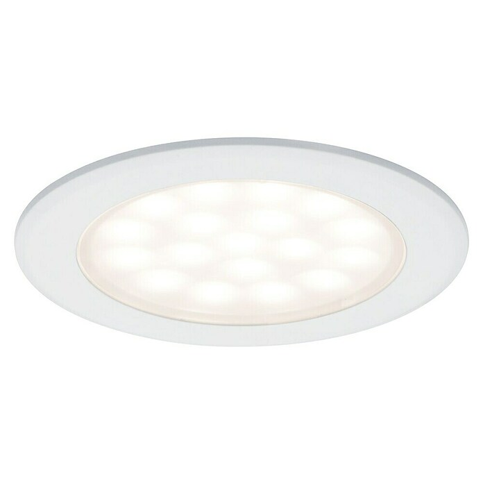 Paulmann LED-Einbauleuchten-Set (Weiß matt, 2 Stk., Lichtfarbe: Warmweiß, 3 000 K) | BAUHAUS