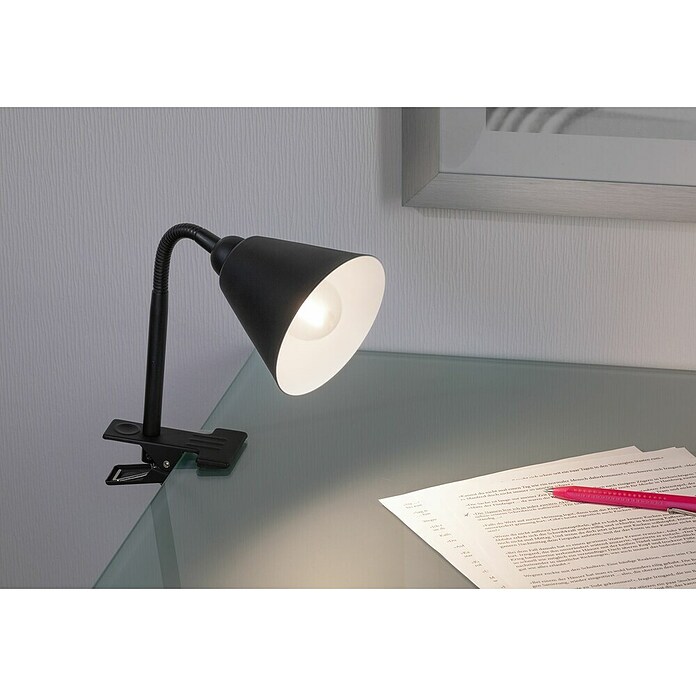Paulmann Klemmleuchte Vitis (20 W, Schwarz, Höhe: 370 mm) | BAUHAUS