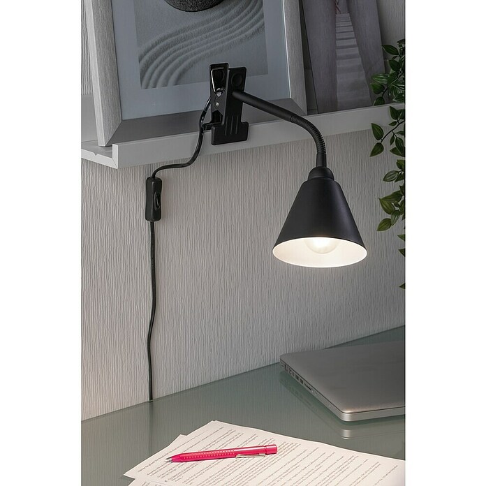 Paulmann Klemmleuchte Vitis (20 W, Schwarz, Höhe: 370 mm) | BAUHAUS