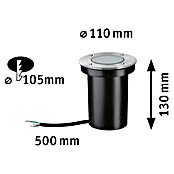 Paulmann Neordic Vgradna talna svetilka  (Premer svetlobnega elementa: 10,5 cm, 10 W, Srebrna) | Vgradni žarometi | Reflektorji in žarometi | Svetila | Elektro in svetila | Izdelki | BAUHAUS