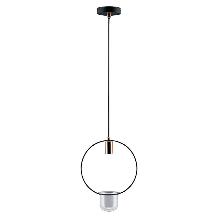 Paulmann Neordic Pendelleuchte Tasja (Ø x H: 12 x 110 cm, 20 W, Schwarz/Kupfer, E27) | BAUHAUS