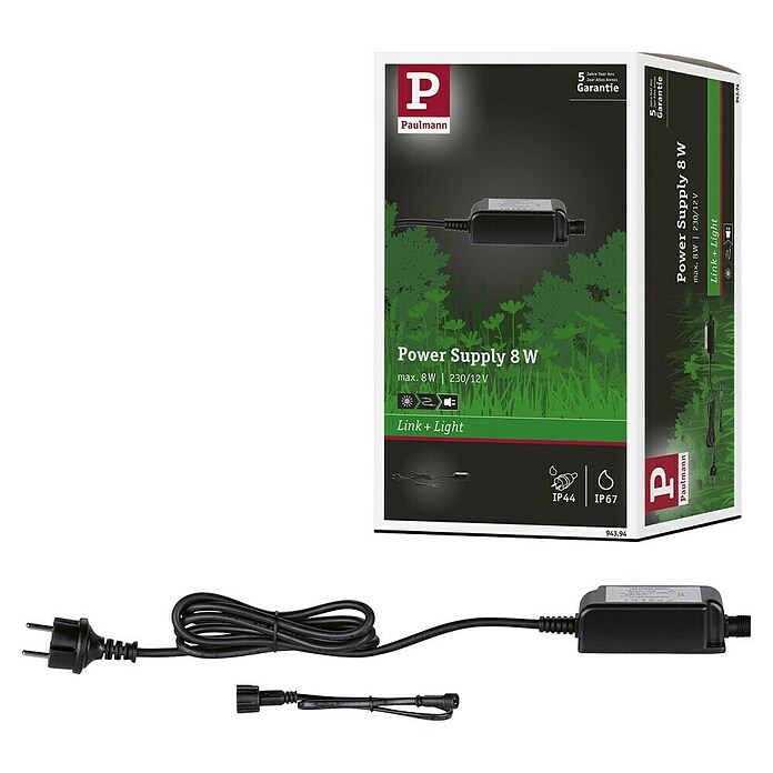 Paulmann Link & Light Trafo Power Supply (8 VA, Schwarz) | BAUHAUS