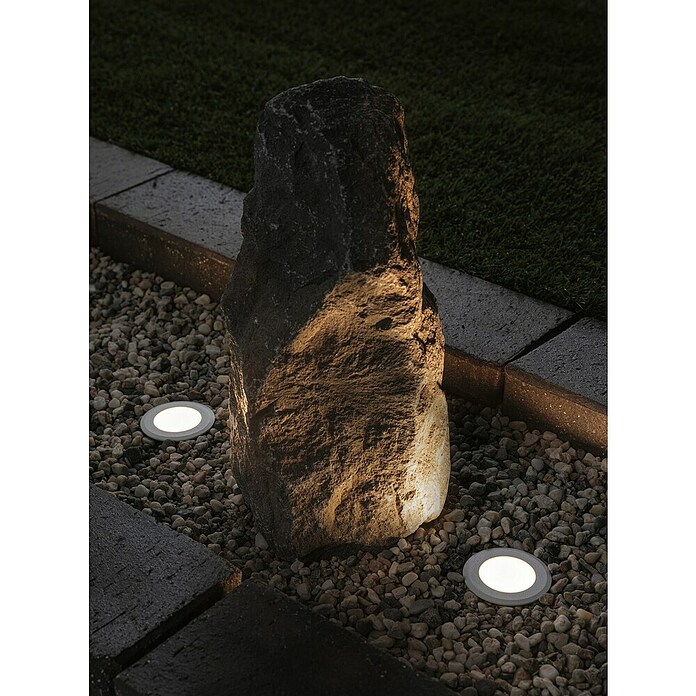Paulmann Link & Light Bodeneinbauleuchte Floor Light (1,6 W, Durchmesser Leuchtmittel: 5 cm, Warmweiß, Weiß) | BAUHAUS