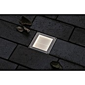 Paulmann Bodeneinbauleuchte Brick (Grau/Alu, 3 000 K, Quadratisch, Warmweiß) | BAUHAUS
