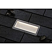 Paulmann Bodeneinbauleuchte Brick (Grau/Alu, 3 000 K, Rechteckig, Warmweiß) | BAUHAUS