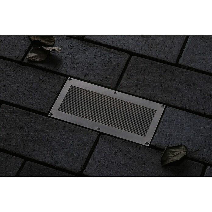 Paulmann Bodeneinbauleuchte Brick (Grau/Alu, 3 000 K, Rechteckig, Warmweiß) | BAUHAUS