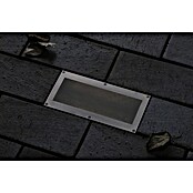 Paulmann Bodeneinbauleuchte Brick (Grau/Alu, 3 000 K, Rechteckig, Warmweiß) | BAUHAUS