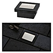 Paulmann Bodeneinbauleuchte Domenic (L x B x H: 8 x 8 x 3,7 cm, Quadratisch, 0,1 W, IP67, Schwarz) | BAUHAUS