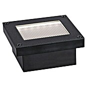 Paulmann Bodeneinbauleuchte Domenic (L x B x H: 8 x 8 x 3,7 cm, Quadratisch, 0,1 W, IP67, Schwarz) | BAUHAUS