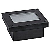 Paulmann Bodeneinbauleuchte Domenic (L x B x H: 8 x 8 x 3,7 cm, Quadratisch, 0,1 W, IP67, Schwarz) | BAUHAUS