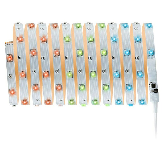 Paulmann LED-Band-Set RGB Stripe (Länge: 5 m, Lichtfarbe: Mehrfarbig, 13 W, 300 lm) | BAUHAUS