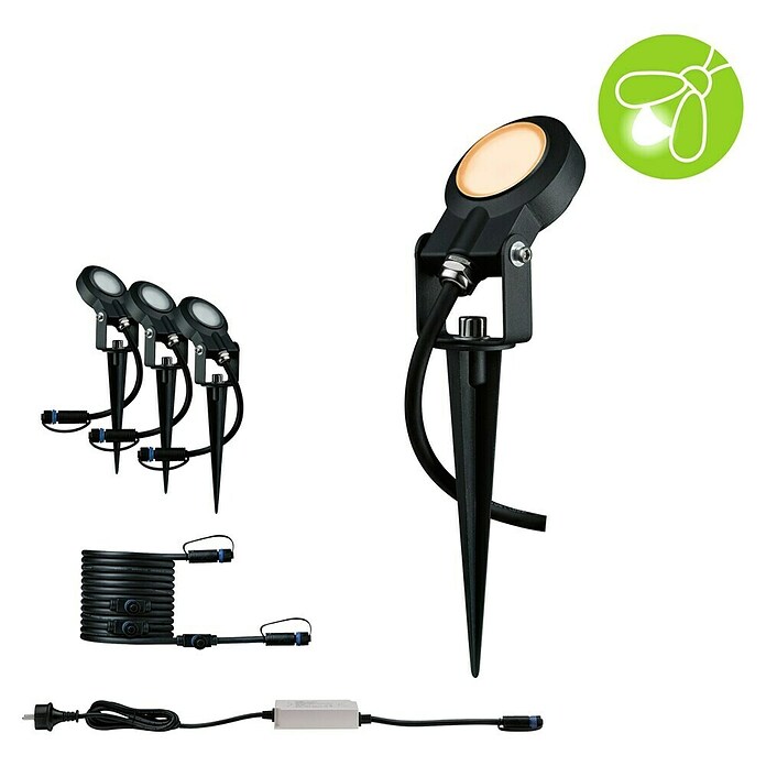 Paulmann Plug & Shine Basis-Set Sting (6,3 W, Erdspieß, IP67, 2 200 K) | BAUHAUS