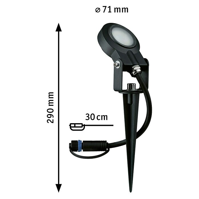 Paulmann Plug & Shine Basis-Set Sting (6,3 W, Erdspieß, IP67, 2 200 K) | BAUHAUS