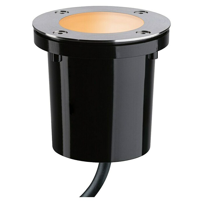 Paulmann Plug & Shine Bodeneinbauleuchte Floor CCT (4,6 W, Schwarz, Ø x H: 9,8 x 9,5 cm) | BAUHAUS