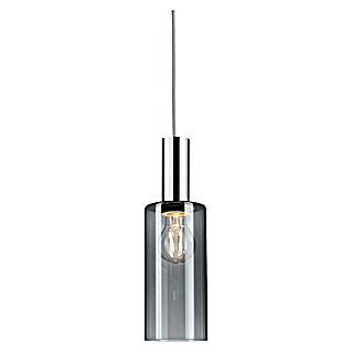 Paulmann URail Lampenschirm Raja (Ø x H: 10 x 21 cm, Rauchglas, E27, Glas)
