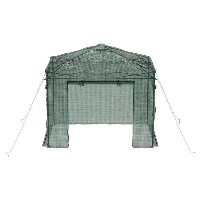 Gardol Folien-Gewächshaus Pop-Up - 240 x 180 x 245 cm, Metall, Kunststoff
