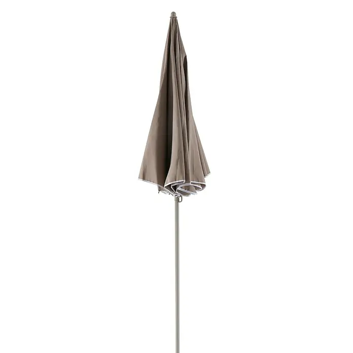 Sunfun Sombrilla Laguna - Colores surtidos, Diámetro de cobertura: 200 cm - Sombrilla cerrada en color topo con soporte, ideal para uso exterior. Ofrece una protección robusta del sol.