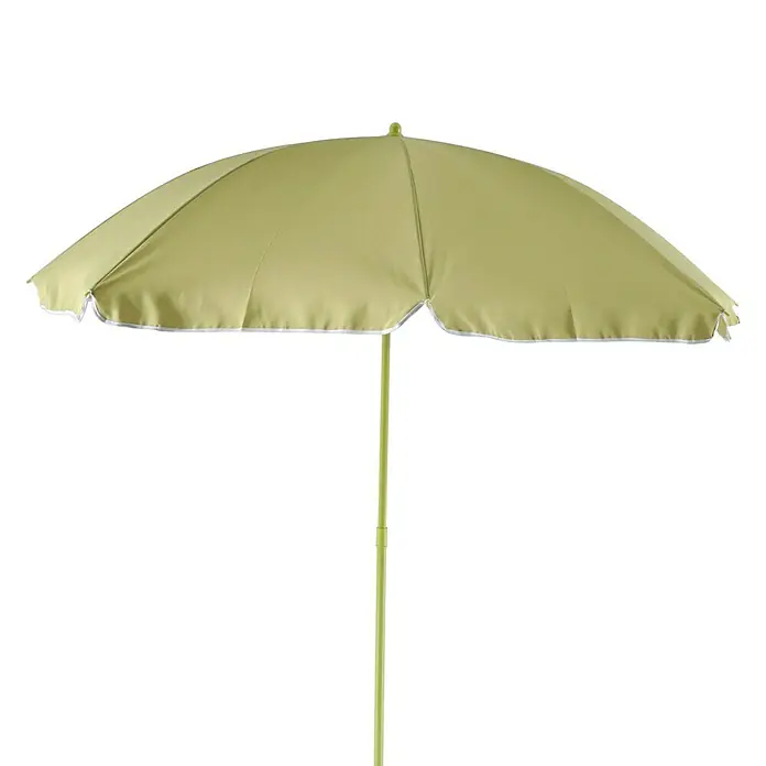 Sunfun Sombrilla Laguna - Colores surtidos, Diámetro de cobertura: 200 cm - El parasol amarillo sol proporciona sombra y es perfecto para los días soleados en la playa o en el jardín.