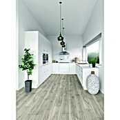 LOGOCLIC Aquaprotect Laminado Roble Silverdale (1.288 x 195 x 8 mm, Roble Silverdale, AC4, Resistente al agua) | BAUHAUS