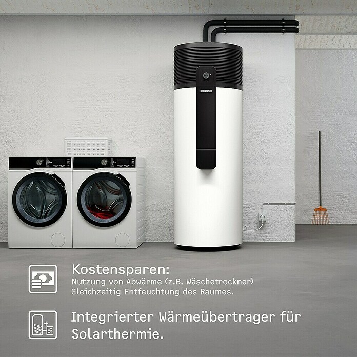 Stiebel Eltron Warmwasser-Wärmepumpe WWK-I 300 W PLUS (Fassungsvermögen: 300 l) | BAUHAUS