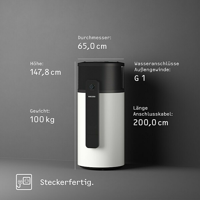 Stiebel Eltron Warmwasser-Wärmepumpe WWK-I 200 PLUS (Fassungsvermögen: 200 l) | BAUHAUS