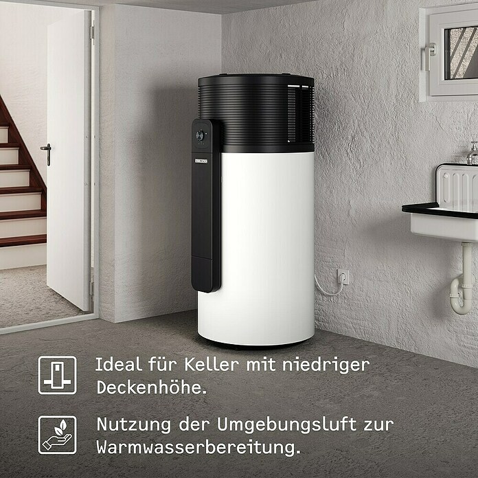 Stiebel Eltron Warmwasser-Wärmepumpe WWK-I 200 PLUS (Fassungsvermögen: 200 l) | BAUHAUS