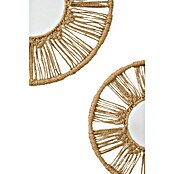 Espejo de pared Serena (2 pzs., Diámetro: 45 cm, Natural) | BAUHAUS