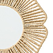 Espejo de pared Fiore (Diámetro: 36,5 cm, Natural) | BAUHAUS