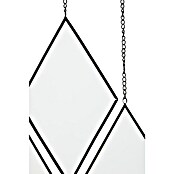 Espejo de pared Diamante Set de 3 uds (17 x 28 cm, Negro) | BAUHAUS